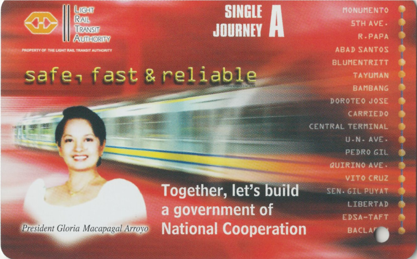 "Safe, Fast, And Reliable": LRT 1 Magnetic Tickets - The Ronx Idea